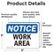Signmission Work Area, 5 in W x Rectangle, Vinyl Decal OS-2PACK-NS-D-35-L-19069 - alternate 3